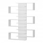 HANAH HOME Polica za knjige Lotus White - slika 3