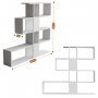 HANAH HOME Polica za knjige Karlin White - slika 4