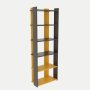 HANAH HOME Polica za knjige Sakran Anthracite Yellow - slika 2