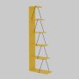 HANAH HOME Polica za knjige Tlos Yellow - slika 3