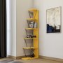 HANAH HOME Polica za knjige Tlos Yellow - slika 1