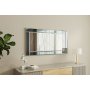 HANAH HOME Ogledalo Pierre Fume White - slika 1