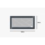 HANAH HOME Ogledalo Pierre Fume White v2 - slika 5