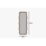 HANAH HOME Ogledalo Aror Walnut - slika 4