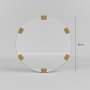 HANAH HOME Ogledalo Chakra Gold - slika 5