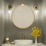 HANAH HOME Ogledalo Gold Metal A708 - slika 4