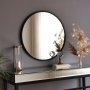 HANAH HOME Ogledalo Siyah Metal A709 - slika 4