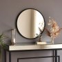 HANAH HOME Ogledalo Siyah Metal A709 - slika 1