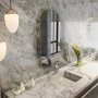 HANAH HOME Ogledalo Riors Dark Grey Gold - slika 1