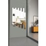 HANAH HOME Ogledalo Rectangular Stripe 5x40 cm (10 Pieces) Silver - slika 2
