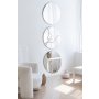 HANAH HOME Ogledalo Round Triple Diameter: 40 cm Silver - slika 2