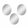 HANAH HOME Ogledalo Round Triple Diameter: 30 cm Silver - slika 4
