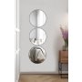 HANAH HOME Ogledalo Round Triple Diameter: 30 cm Silver - slika 1