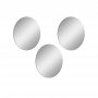 HANAH HOME Ogledalo Round Triple Diameter: 20 cm Silver - slika 4