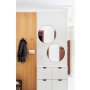 HANAH HOME Ogledalo Round Double Diameter: 20 cm Silver - slika 2