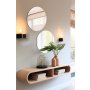 HANAH HOME Ogledalo Round Double Diameter: 20 cm Silver - slika 1