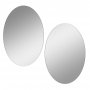 HANAH HOME Ogledalo Elliptical Double 30x40 Silver - slika 3