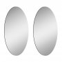 HANAH HOME Ogledalo Elliptical Double 30x40 Silver - slika 4