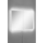 HANAH HOME Ogledalo sa LED osvetljenjem Rectangular 60x80 cm White - slika 2