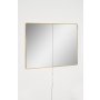 HANAH HOME Ogledalo sa LED osvetljenjem Rectangular 60x80 cm Yellow - slika 5