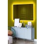HANAH HOME Ogledalo sa LED osvetljenjem Rectangular 60x80 cm Yellow - slika 1
