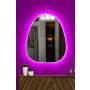 HANAH HOME Ogledalo sa LED osvetljenjem Quippy Pink - slika 1