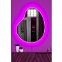 HANAH HOME Ogledalo sa LED osvetljenjem Glenia Pink - slika 1