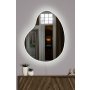HANAH HOME Ogledalo sa LED osvetljenjem Glenia White - slika 1