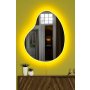 HANAH HOME Ogledalo sa LED osvetljenjem Glenia Yellow - slika 1
