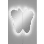 HANAH HOME Ogledalo sa LED osvetljenjem Butterfly Silver White - slika 3