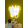 HANAH HOME Ogledalo sa LED osvetljenjem Butterfly Silver Yellow - slika 1