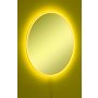 HANAH HOME Ogledalo sa LED osvetljenjem Round Diameter: 60 cm Yellow - slika 2