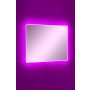 HANAH HOME Ogledalo sa LED osvetljenjem Rectangular 40x60 cm Pink - slika 2