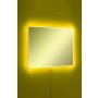 HANAH HOME Ogledalo sa LED osvetljenjem Rectangular 40x60 cm Yellow - slika 2
