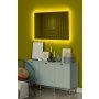 HANAH HOME Ogledalo sa LED osvetljenjem Rectangular 40x60 cm Yellow - slika 1
