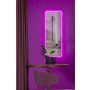 HANAH HOME Ogledalo sa LED osvetljenjem Rectangular 20x80 cm Pink - slika 1