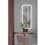 HANAH HOME Ogledalo sa LED osvetljenjem Rectangular 20x80 cm White - slika 1