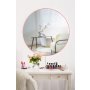 HANAH HOME Ogledalo sa LED osvetljenjem Round Diameter: 40 cm Pink - slika 4