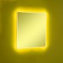 HANAH HOME Ogledalo sa LED osvetljenjem Square 30x30 cm Yellow - slika 2