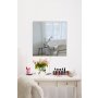 HANAH HOME Ogledalo sa LED osvetljenjem Square 30x30 cm White - slika 4