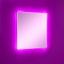 HANAH HOME Ogledalo sa LED osvetljenjem Square 30x30 cm Pink - slika 2