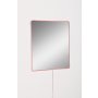 HANAH HOME Ogledalo sa LED osvetljenjem Square 30x30 cm Pink - slika 5