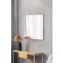 HANAH HOME Ogledalo sa LED osvetljenjem Square 50x50 cm Pink - slika 3