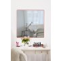 HANAH HOME Ogledalo sa LED osvetljenjem Square 50x50 cm Pink - slika 4