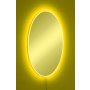 HANAH HOME Ogledalo sa LED osvetljenjem Elliptical Single 30x40 cm Yellow - slika 2