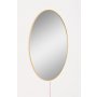 HANAH HOME Ogledalo sa LED osvetljenjem Elliptical Single 30x40 cm Yellow - slika 5