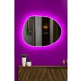HANAH HOME Ogledalo sa LED osvetljenjem Piago Pink - slika 1