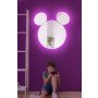HANAH HOME Ogledalo sa LED osvetljenjem Mickey Silver Pink - slika 2