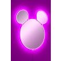 HANAH HOME Ogledalo sa LED osvetljenjem Mickey Silver Pink - slika 3