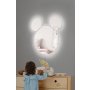 HANAH HOME Ogledalo sa LED osvetljenjem Mickey Silver White - slika 1